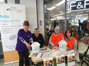 Tesco collection Frances Hill and daughter JuliePaul Coyne and Josephine